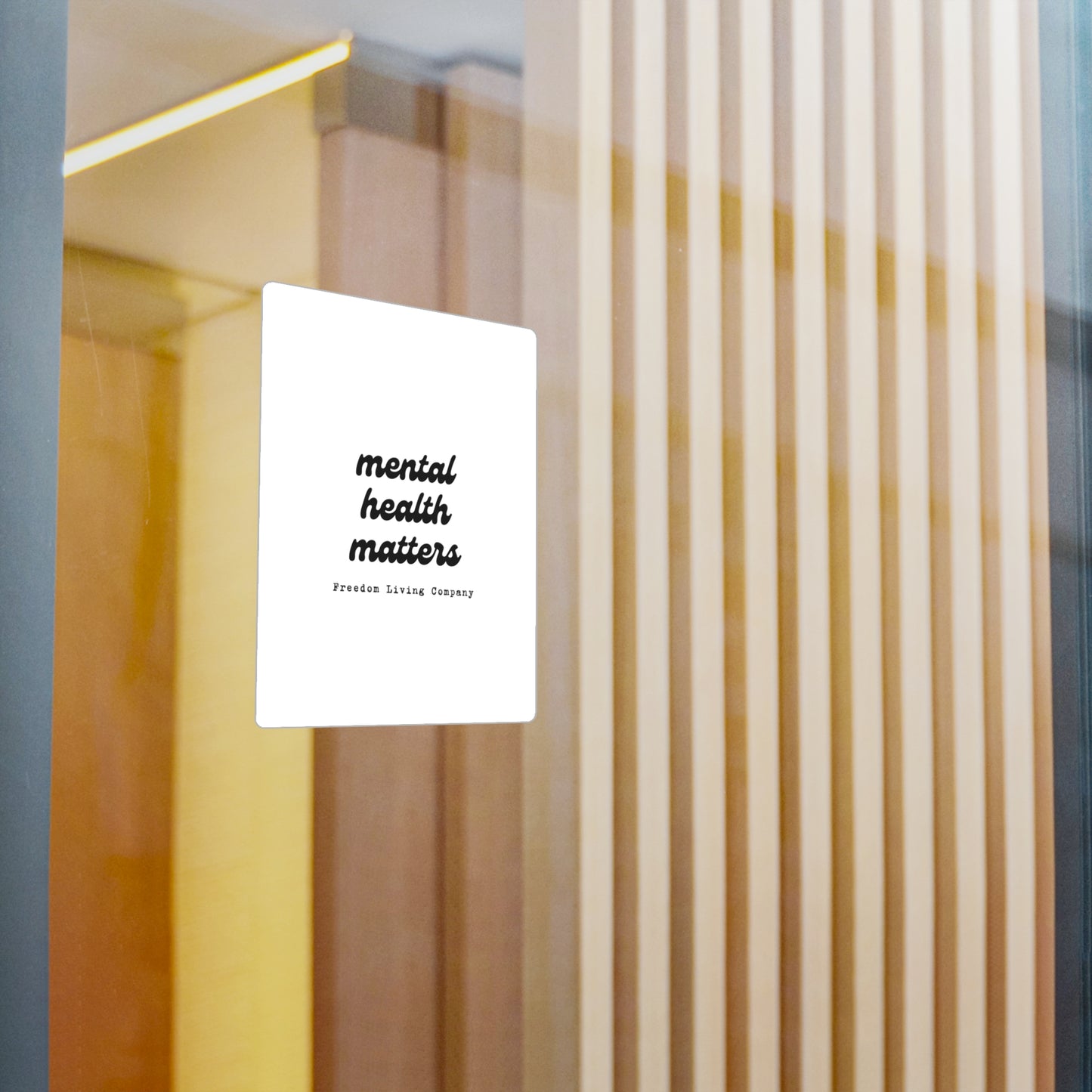 "mental health matters" sticker 1