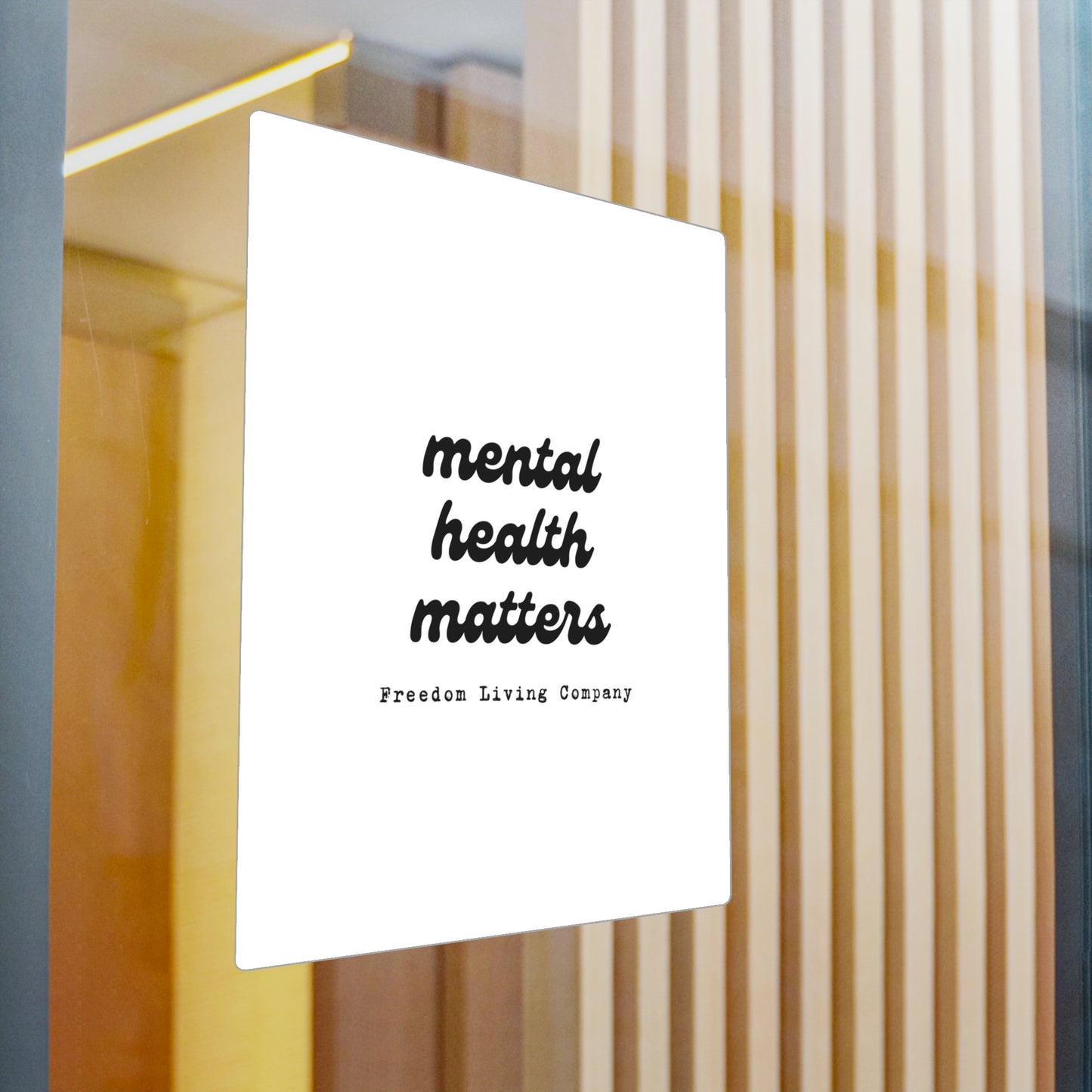 "mental health matters" sticker 1
