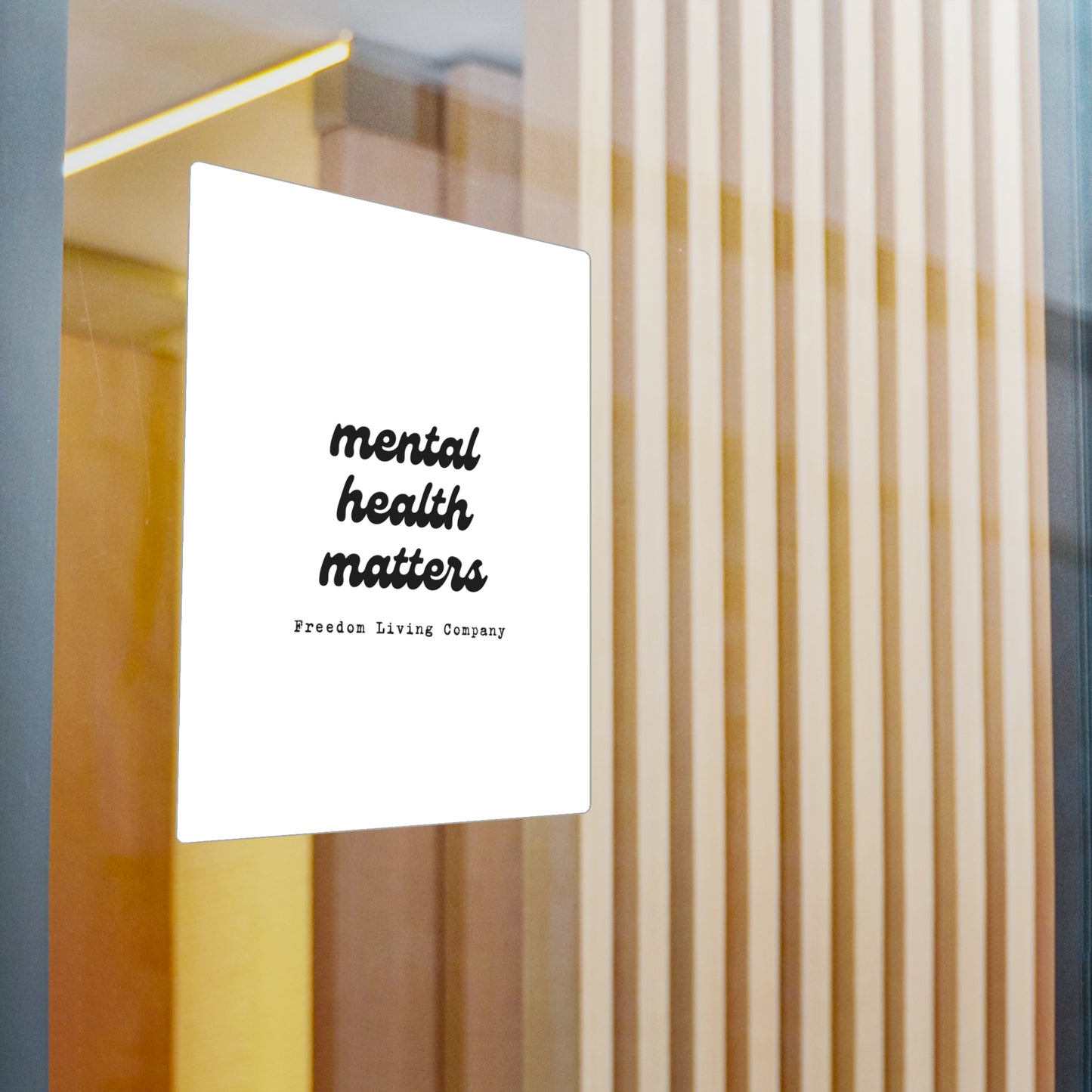 "mental health matters" sticker 1