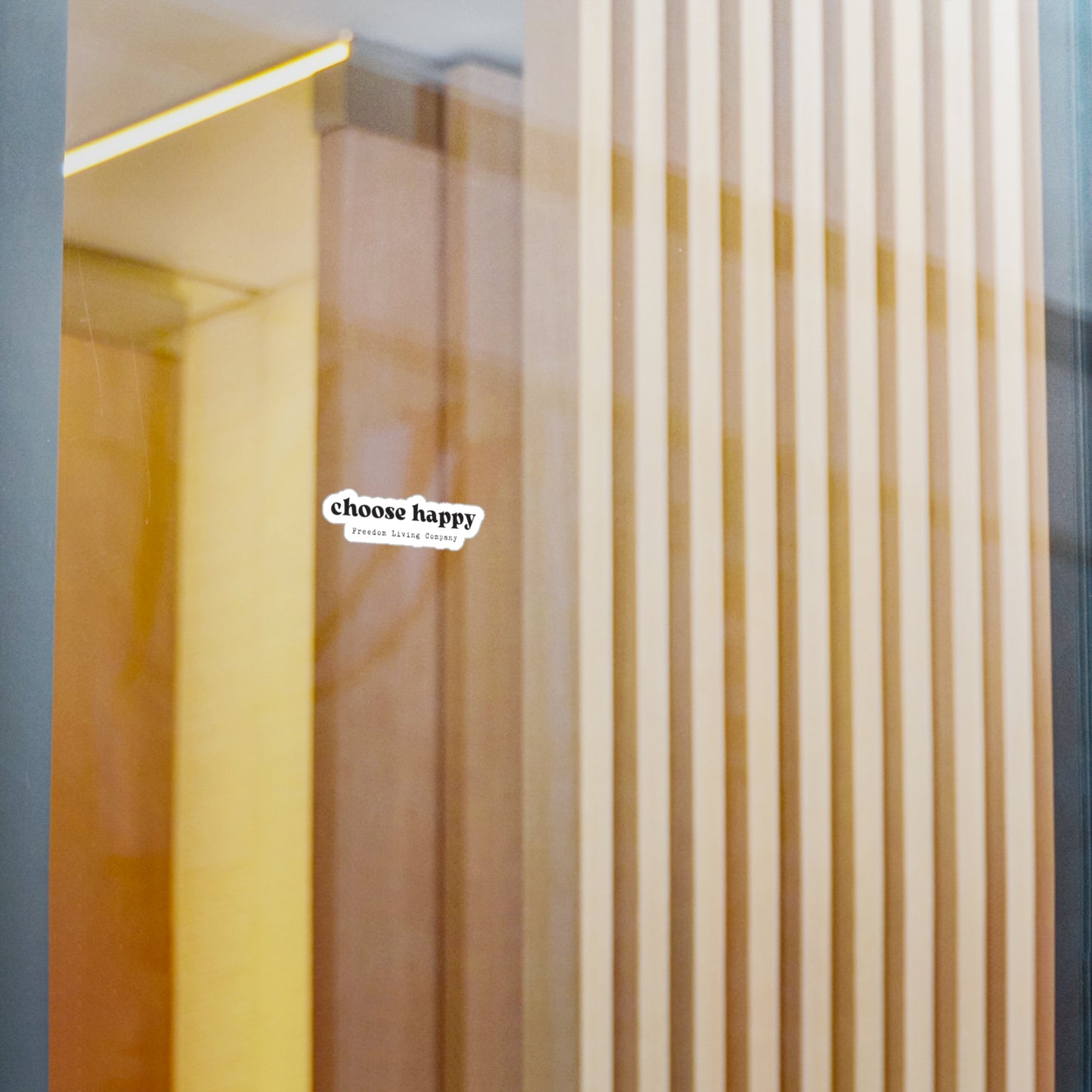 "choose happy" sticker 1