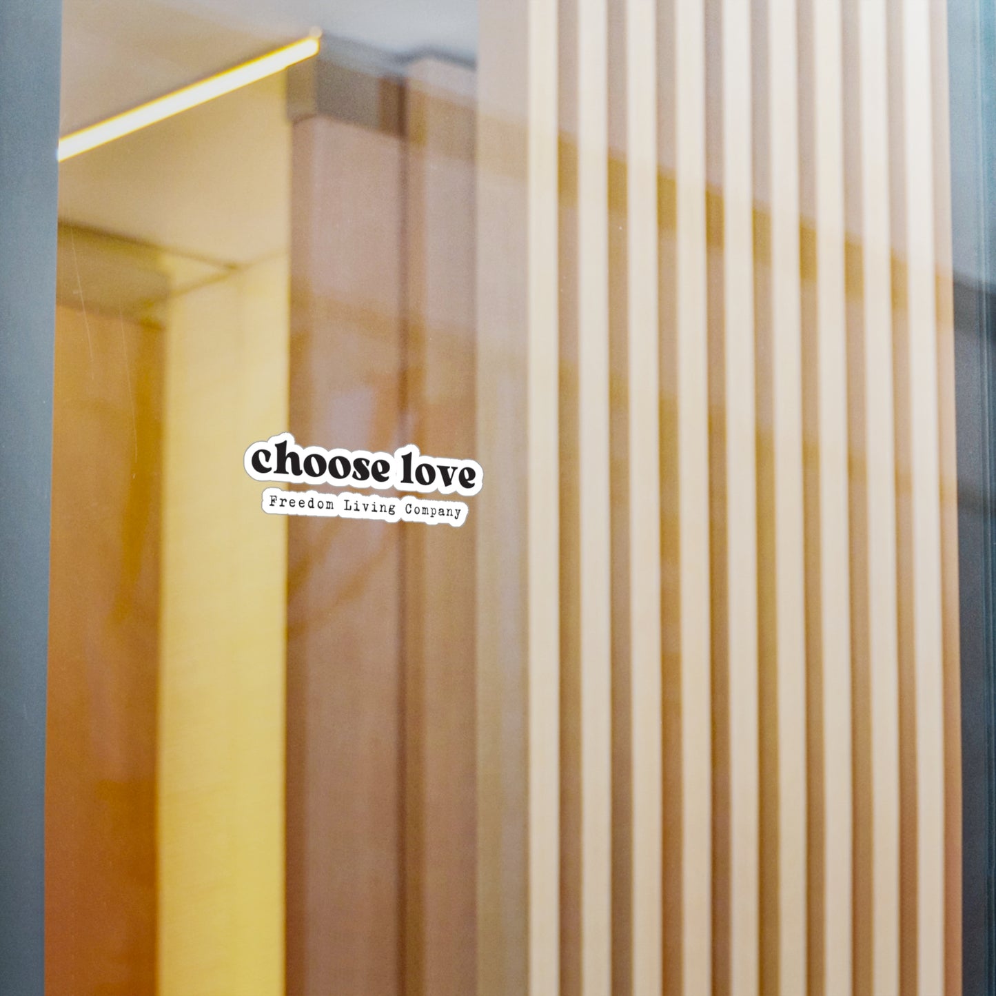 "choose love" sticker 1