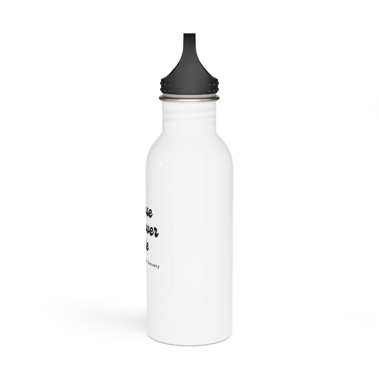"choose love over hate" stainless steel water bottle