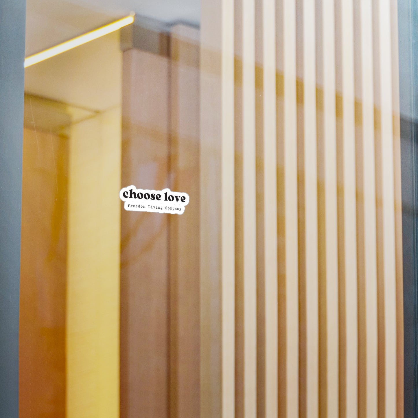 "choose love" sticker 1