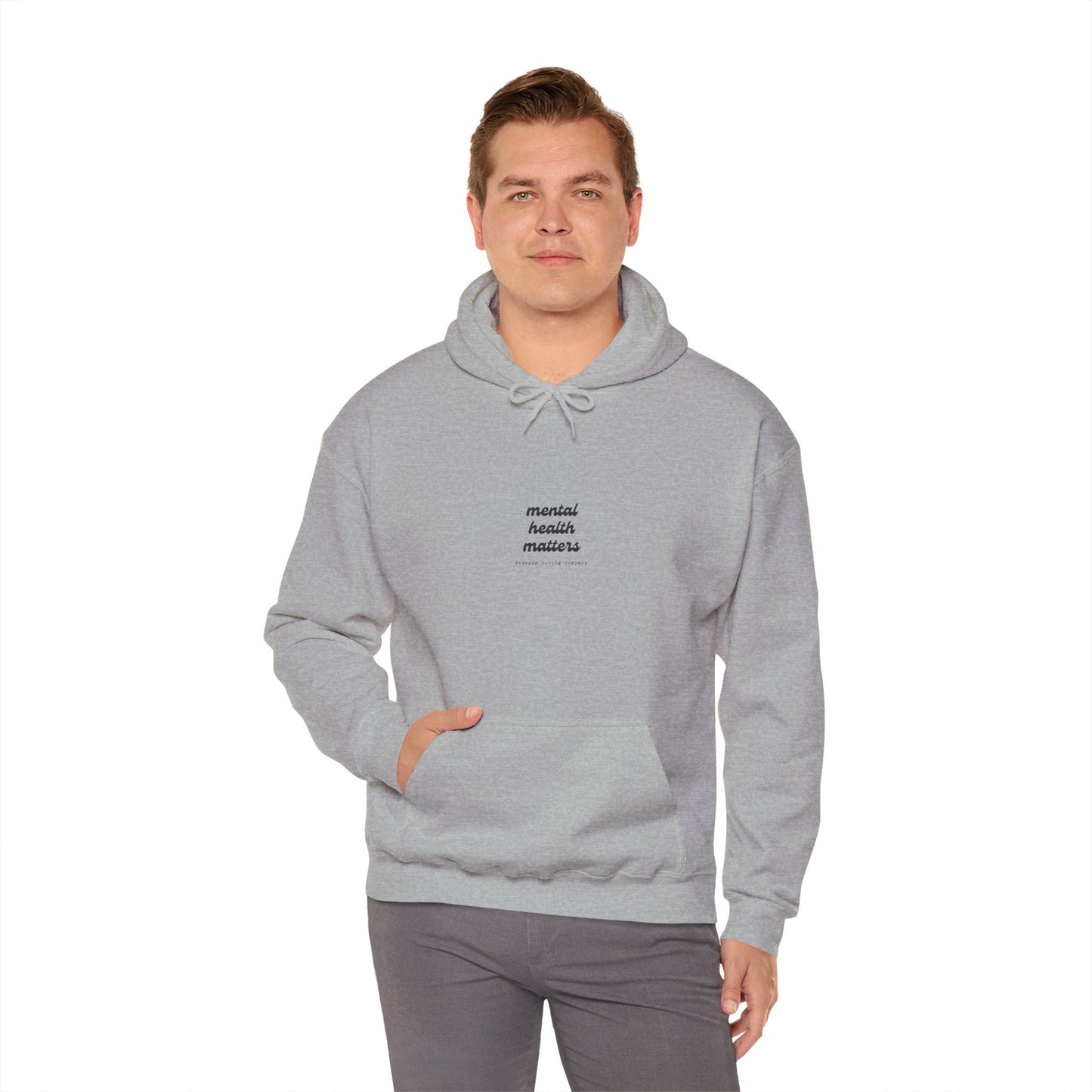 unisex heavy blend™  "mental health matters" hooded sweatshirt