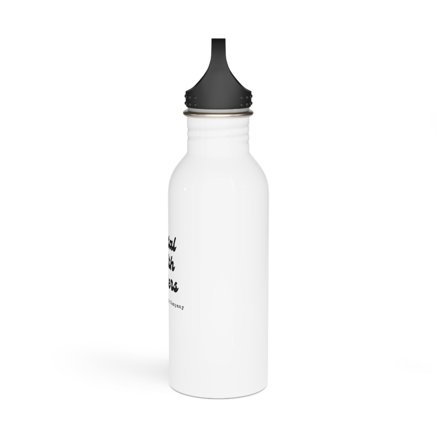 "mental health matters" stainless steel water bottle