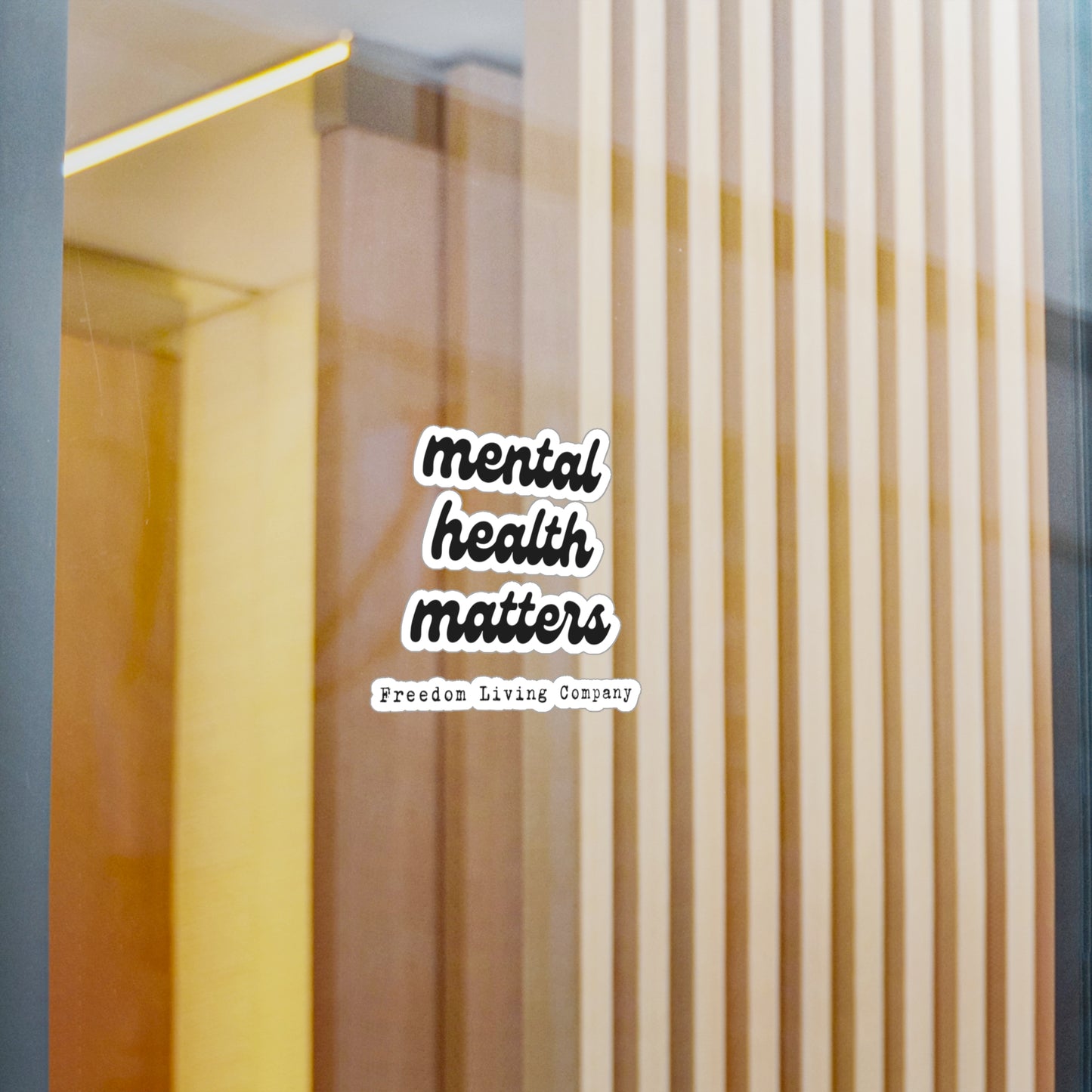 "mental health matters" sticker 2