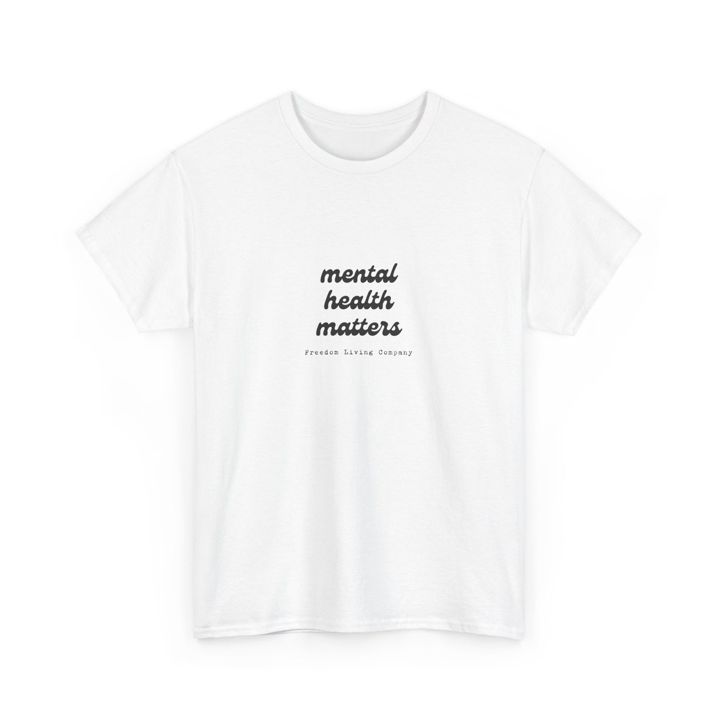 unisex "mental health matters" cotton tee