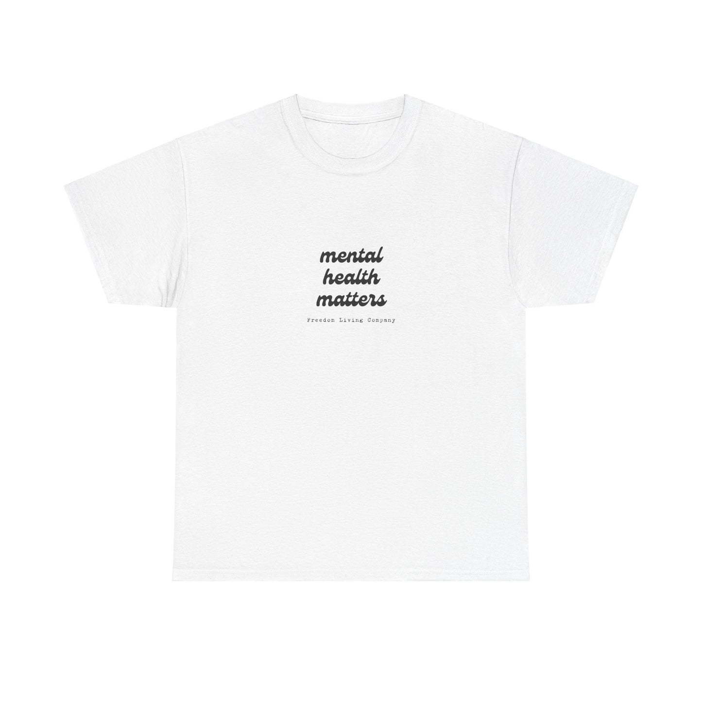 unisex "mental health matters" cotton tee