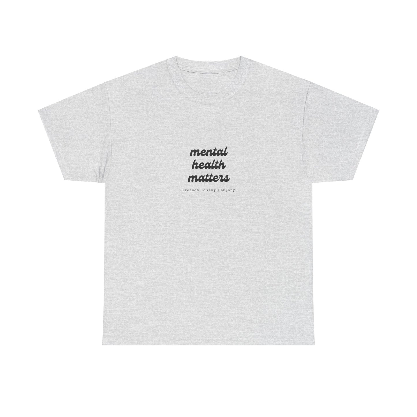 unisex "mental health matters" cotton tee