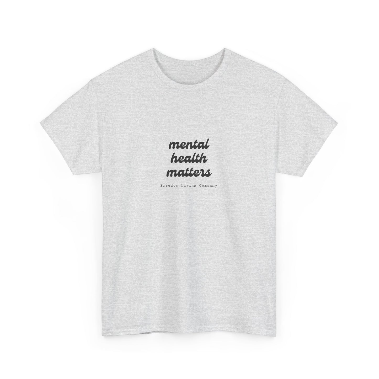 unisex "mental health matters" cotton tee