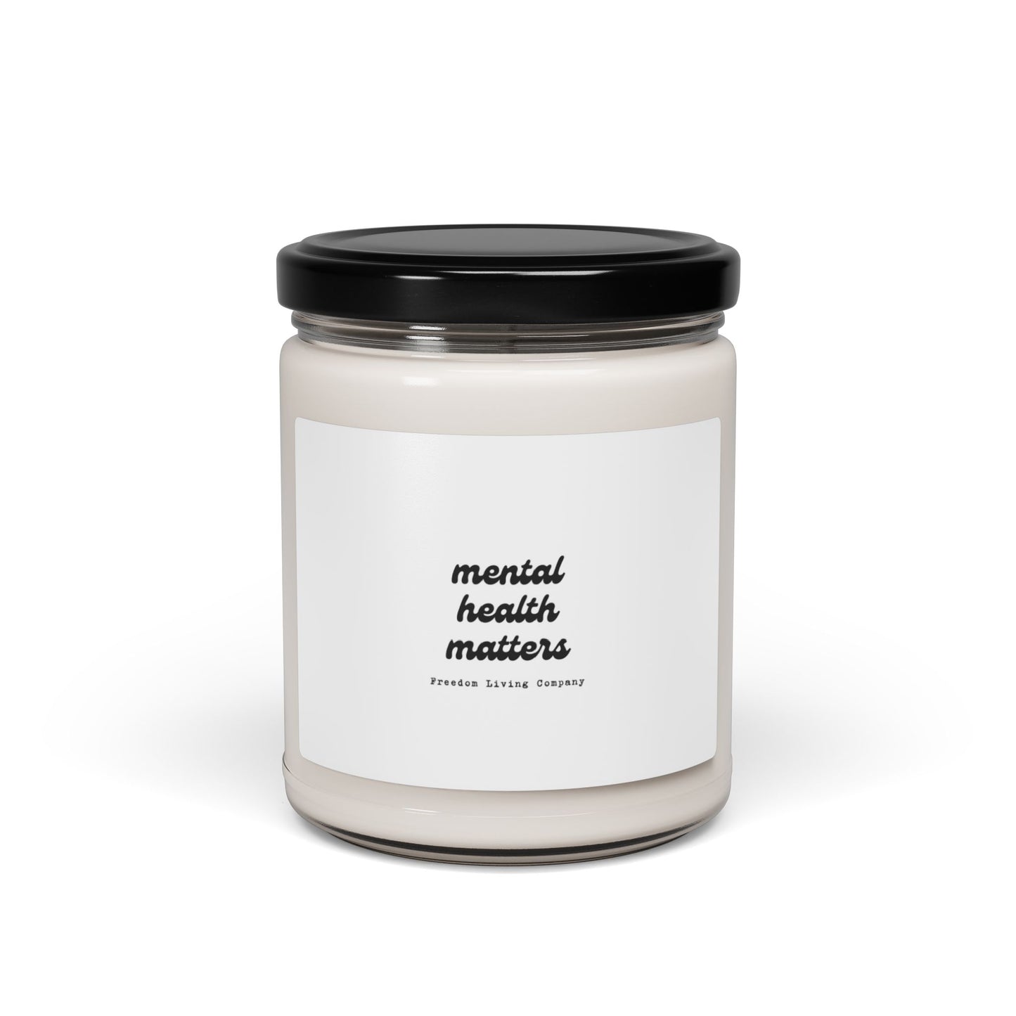 "mental health matters" scented soy candle, 9oz